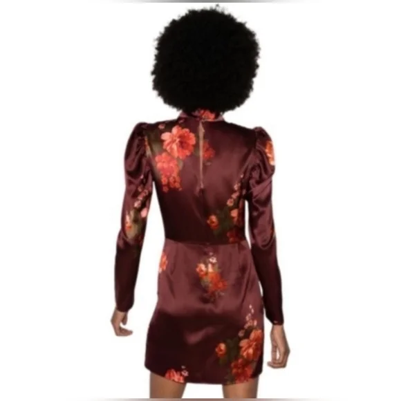 NWT Reformation Livie 100% Silk Dress - Picture 6 of 13